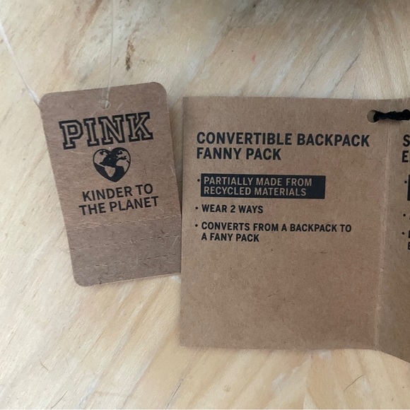 Victoria’s Secret PINK convertible backpack Fanny pack NWT - Picture 6 of 7